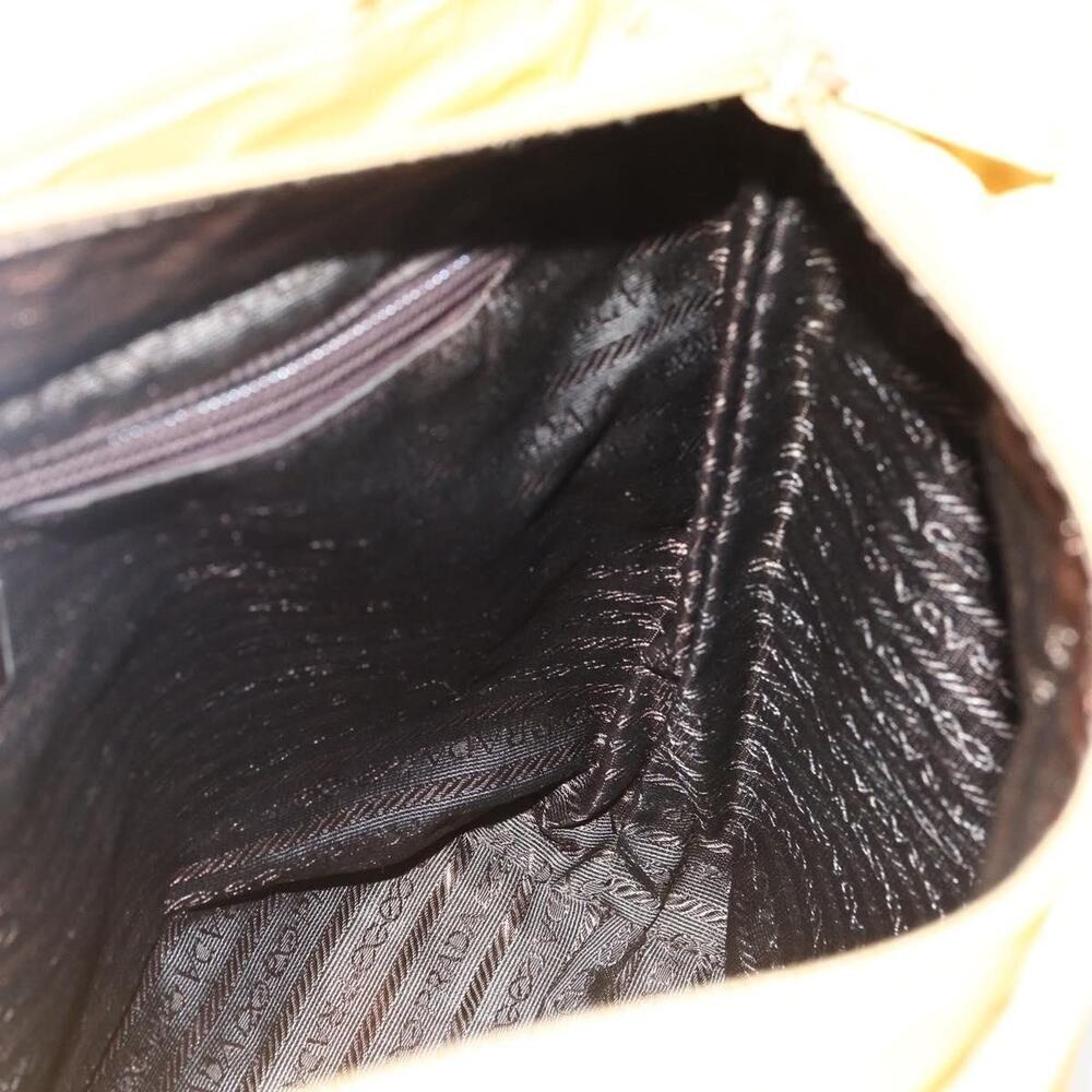 Prada Nylon Handbag Yellow - Picture 12 of 14